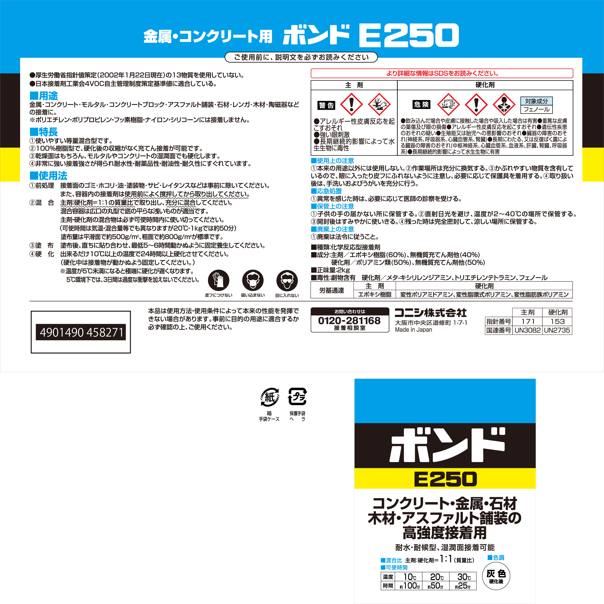 使用方法・注意（2kgセット）