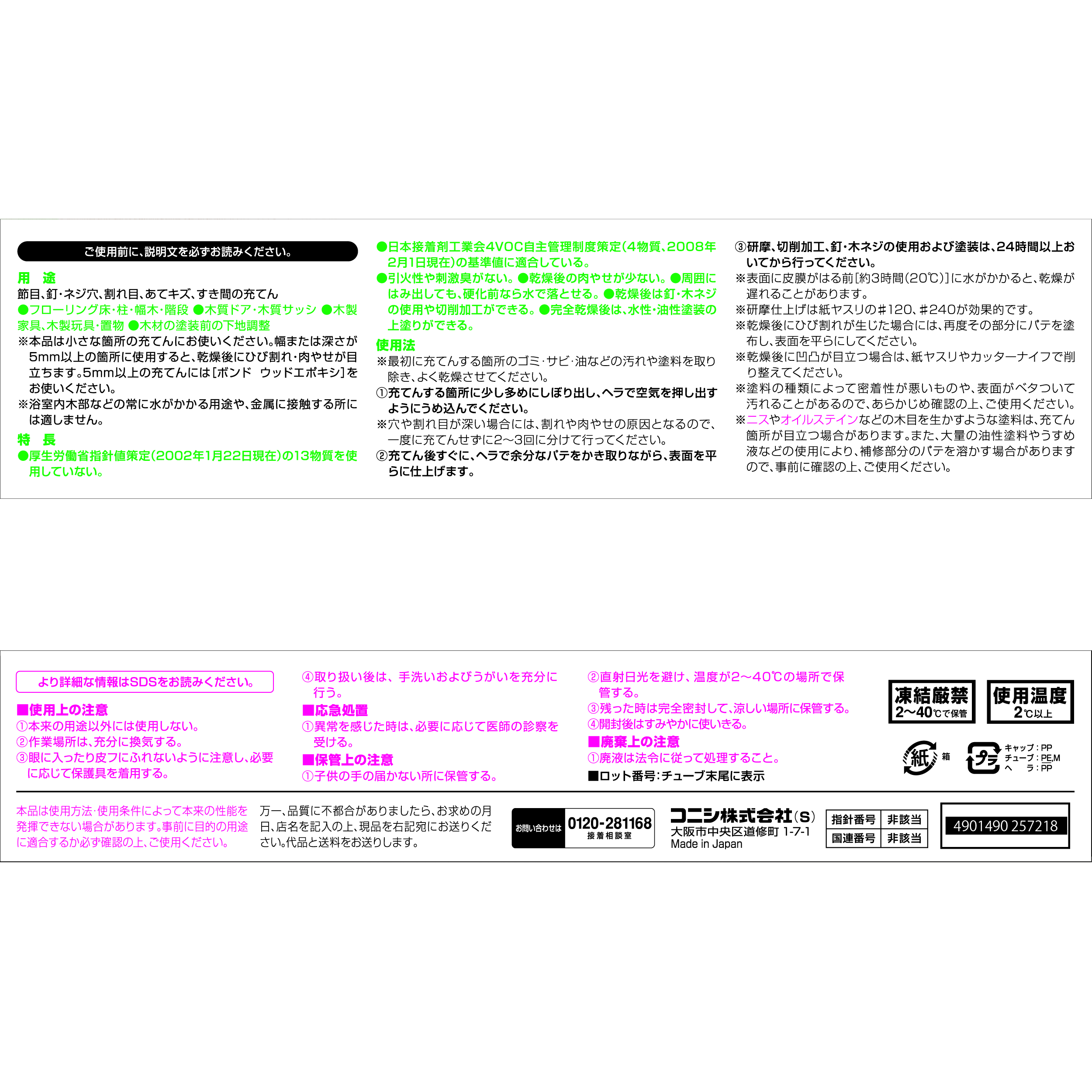 使用方法・注意